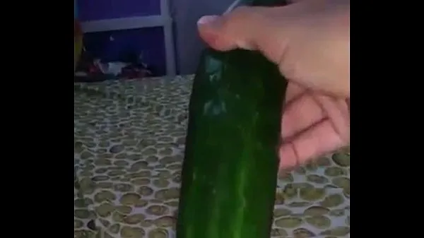 masturbandose con el pepino أنبوب علوي جديد