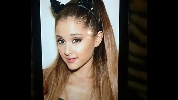 Friss Ariana Grande cum tribute felső cső