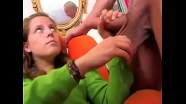 Fresh step daughter jerks off her top Tube