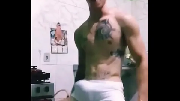 Friss Gifted pauzudo dancing in white underwear felső cső