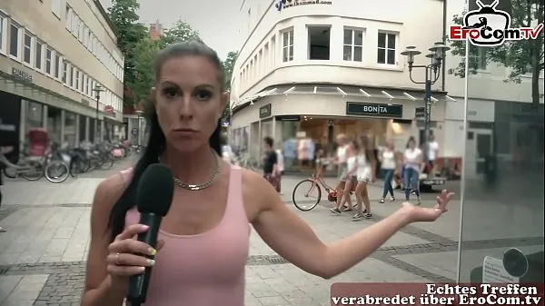 Čerstvá German milf pick up guy at street casting for fuck horná trubica