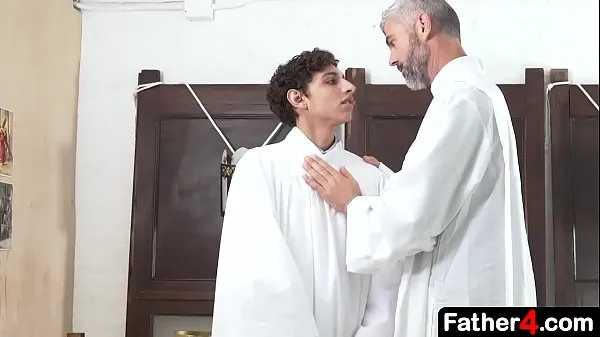 สด Gay Priest and Religious Boy - Altar Training หลอดบน