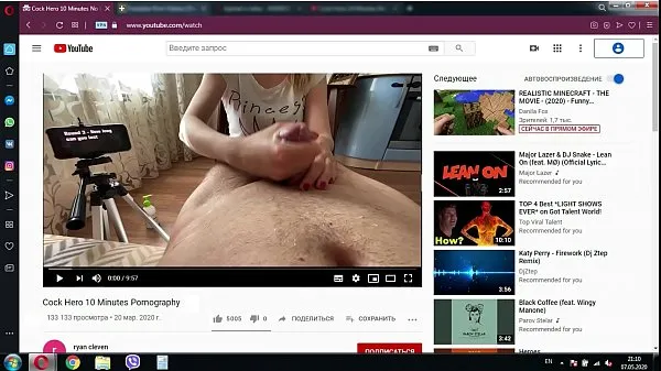 Свежий Поднимите этот член до извержения. Версия Youtube верхний тюб