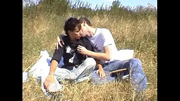 Fresh Cute mates get from a chat to a gay fuck outdoors top Tube
