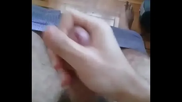 Ống mới Wanking my hairy cock hàng đầu