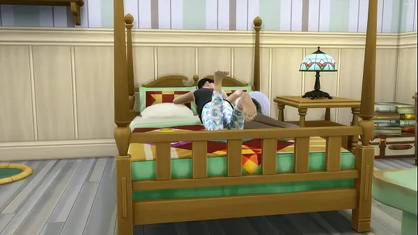 Frisches Japanischer Sohn fickt schlafende japanische Mutter nach dem Teilen des gleichen BettesTop-Tube