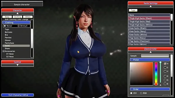 Čerstvá Honey Select character creation but with a more fitting song horní trubka