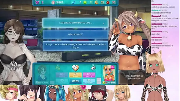 Свежий VTuber LewdNeko играет Huniepop 2: двойное свидание, часть 4 верхний тюб