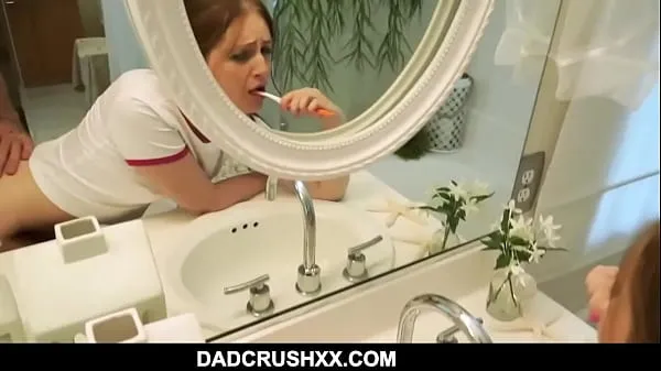 Fresh Step Daughter Brushing Teeth Fuck top Tube
