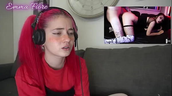 Fresh Petite teen reacting to Amateur Porn - Emma Fiore top Tube