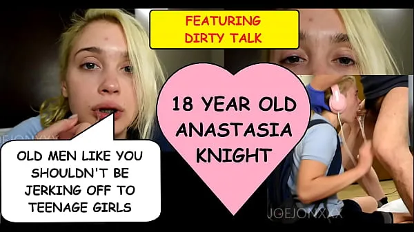 Fresh do you guys like my cute little teenage face 18 year old anastasia knight asks while gagging on mister jon top Tube