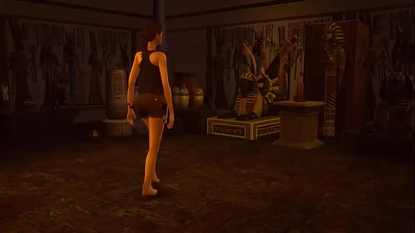 Novo Lara Croft fode com o guardião da tumba tubo superior