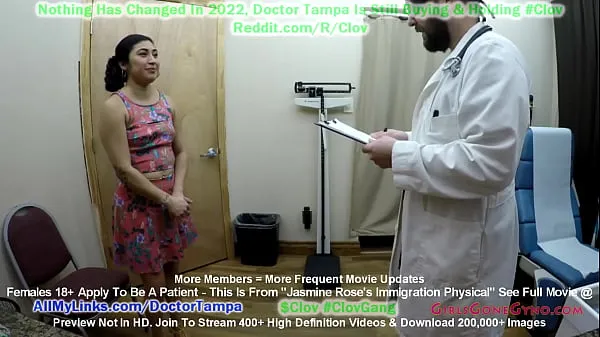 新鲜Spy Cams Capture Latina Jasmine Rose Gets Immigration Examination & All Of Her Tattoos Photographed By Doctor Tampa On顶部管