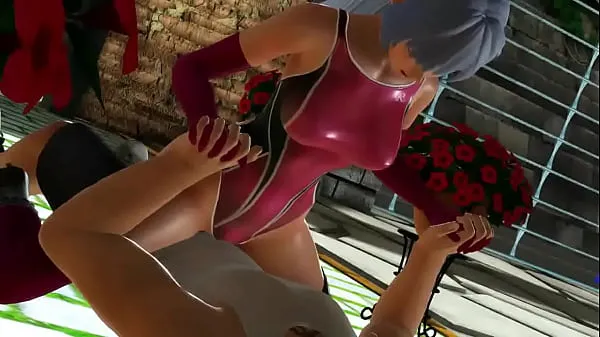 新鲜庫拉 kof 角色扮演在公共無盡動畫視頻中與一個男人發生性關係顶部管