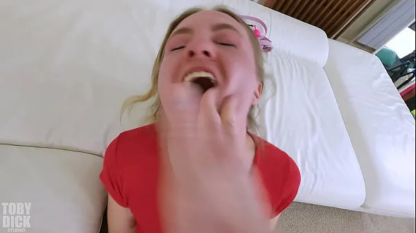 Fersk Bratty Slut gets used by old man -slapped until red in the face topp tube