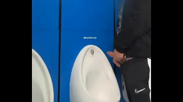 Fresh Risky urinal cum in busy public bathroom top Tube