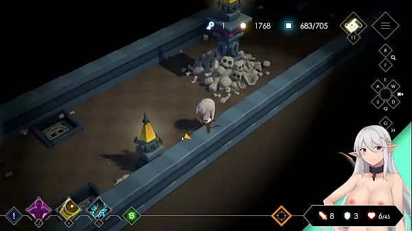 Yeni HGAME-Escape Dungeon 2-銀月蒼狼 蘇拉爾-2~與獸人用奇特的姿勢做愛!被大屌幹到一直求饒!最後射精在小穴裡en iyi Tüp
