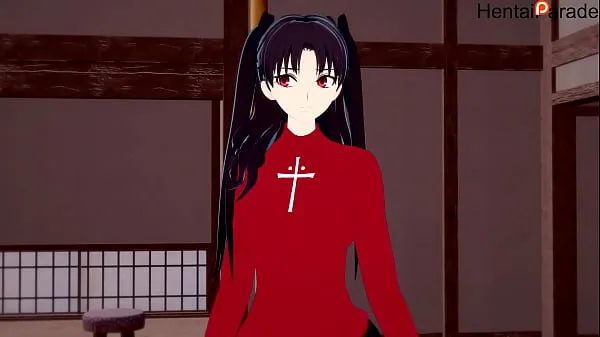 Frisse Tohsaka Rin get Creampied Fate Hentai Uncensored bovenbuis