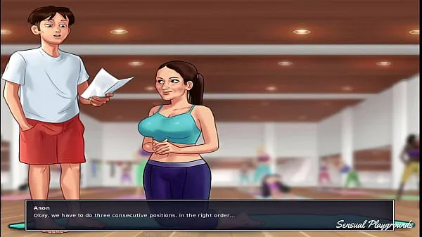 تازہ Summertime Saga | Gym lesson with busty MILF, visiting the director and his sister and the best French class ٹاپ ٹیوب