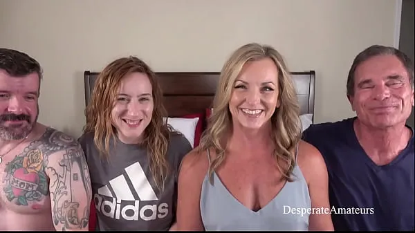 تازہ Desperate Amateurs Missbehavin Abby and Misty get their tight milf pussies wrecked ٹاپ ٹیوب